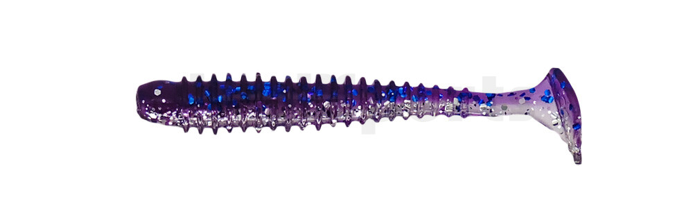 004007B314 Texas 2,5" (ca. 6,5 cm) klar silber Glitter / violett-electric blue Glitter 004007B314 Texas 2,5" (ca. 6,5 cm) klar silber Glitter / violett-electric blue Glitter