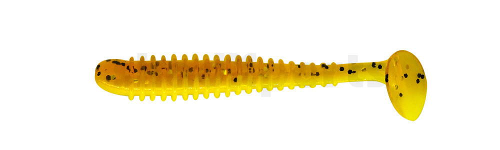 004007B017 Texas 2,5" (ca. 6,5 cm) gelb / motoroil Glitter 004007B017 Texas 2,5" (ca. 6,5 cm) gelb / motoroil Glitter