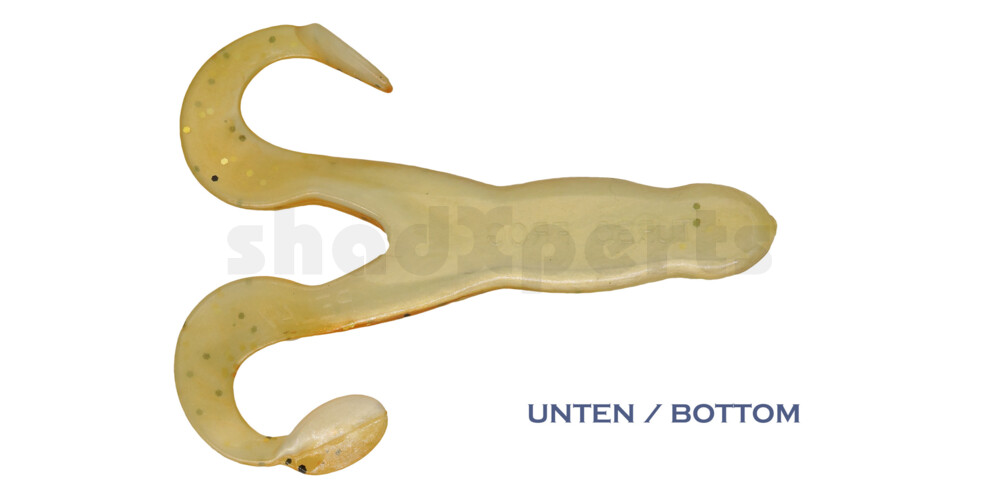 000312B023 Turbofrog 4" (ca.12,0 cm) goldperl / motoroil Glitter