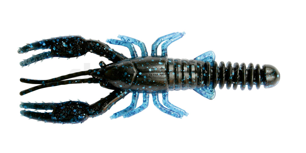 002307005 Baby Crawfish 3" (ca. 7 cm) Black Blue/Electric Blue