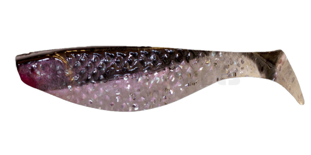 000110038 Aqua 4" (ca. 10,0 cm) perl-glitter / schwarz