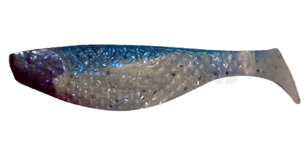 000110053 Aqua 4" (ca. 10,0 cm) goldperl-glitter / blau