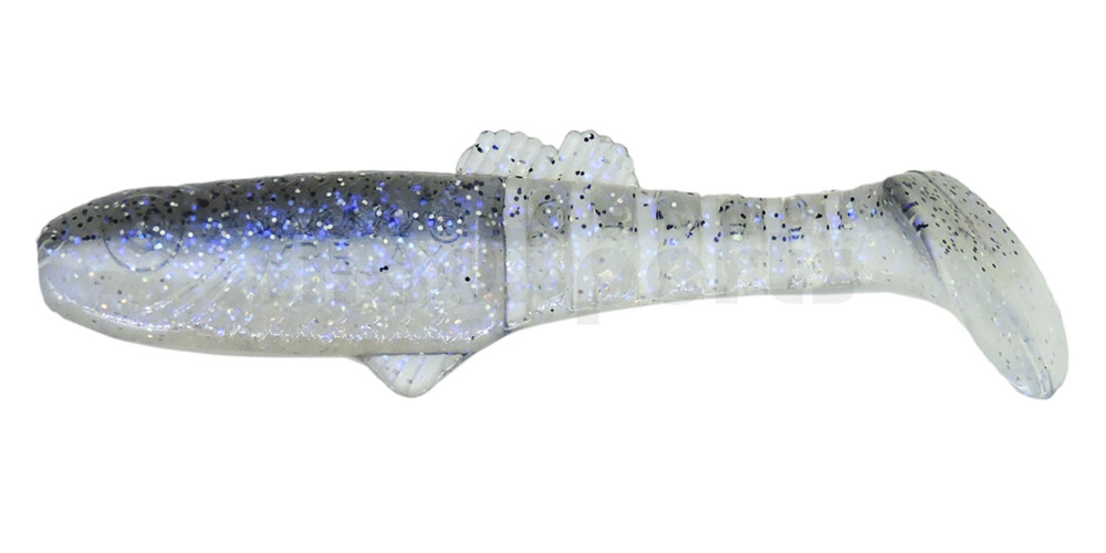 005013B031 Montana 4,5" (ca. 12,5 cm) blauperl / klar salt´n pepper Glitter