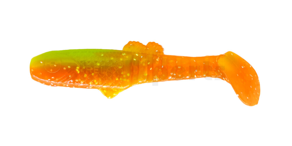 005010B141 Montana 3,5" (ca. 10,5 cm) orange-Glitter / fluogrün-Glitter