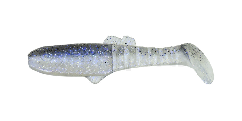 005010B031 Montana 3,5" (ca. 10,5 cm) blauperl / klar salt´n pepper Glitter