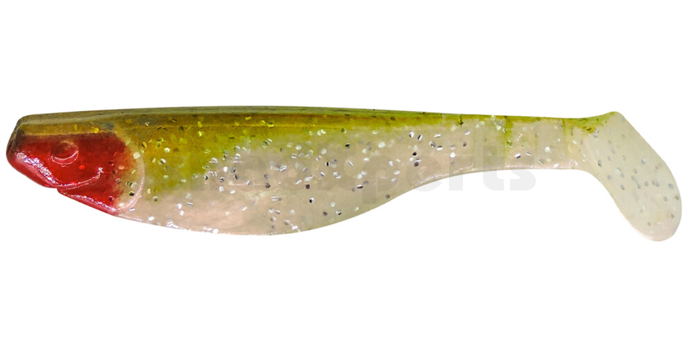 000212149 Kopyto-River 4" (ca. 11,0 cm) perl-Glitter / hechtgrün