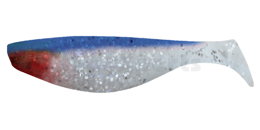 000110047 Aqua 4" (ca. 10,0 cm) blauperl-glitter / blau