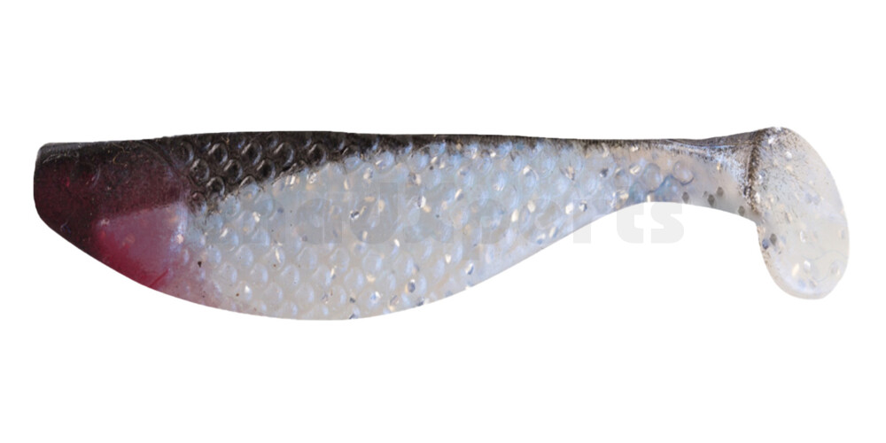 000108044 Aqua 3" (ca. 8,0 cm) blauperl-glitter / schwarz