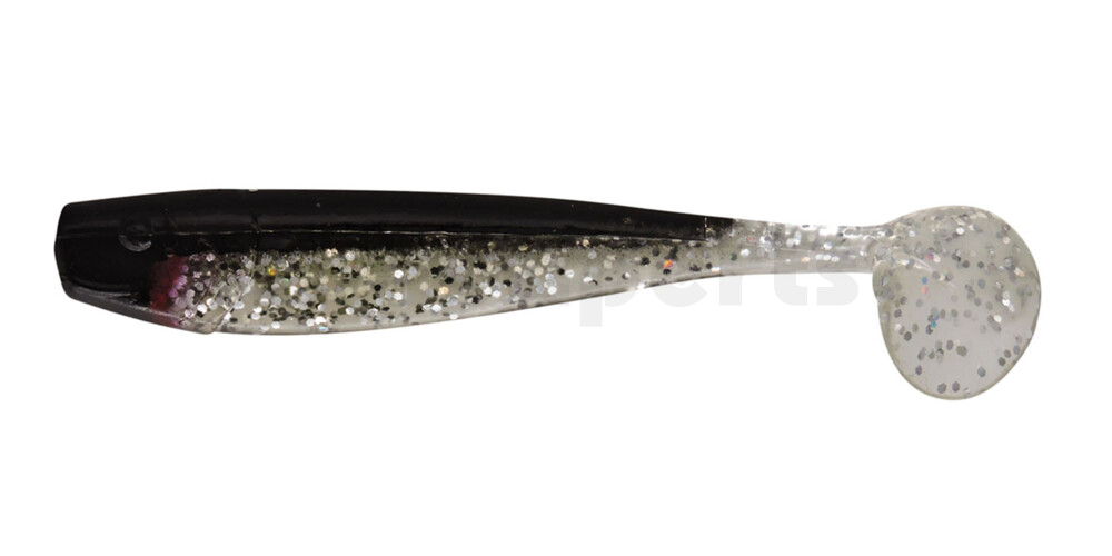 002011065 King-Shad 4" (ca. 11,0 cm) klar silber-Glitter / schwarz
