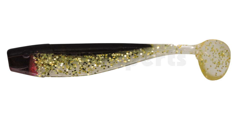 002011078 King-Shad 4" (ca. 11,0 cm) klar gold-Glitter / schwarz