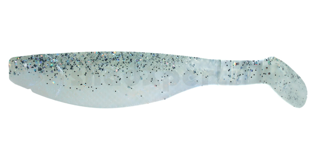 000212B031 Kopyto-River 4" (ca. 11,0 cm) blauperl / klar salt´n pepper Glitter