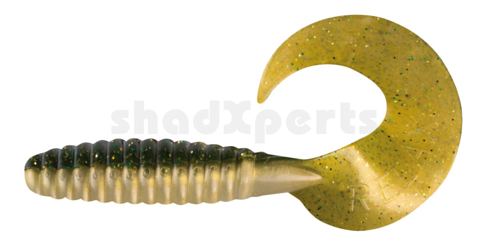 000508B058 Twister 4" laminiert (ca. 8,0 cm) goldperl / Kaulbarsch
