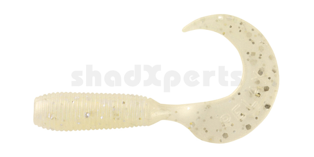 000635020 Twister 1" regulär (ca. 3,5 cm) goldperl glitter