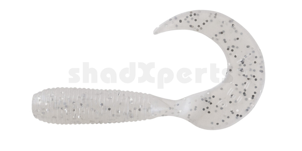 000635005 Twister 1" regulär (ca. 3,5 cm) perlweiss glitter