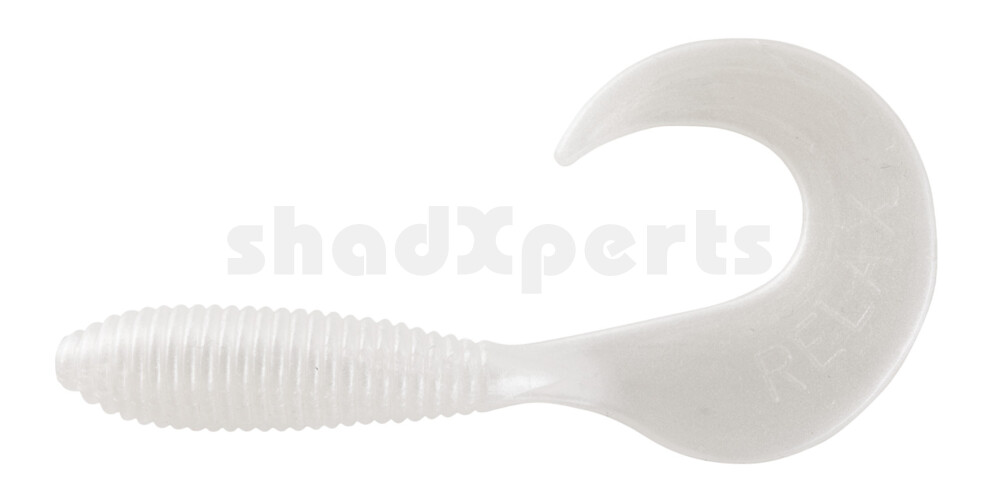 000607004 Twister 3" regulär (ca. 7,0 cm) perlweiss