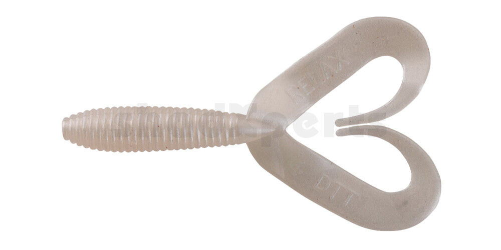 000607DT-006 Twister 3" Doubletail regulär (ca. 9,0 cm) perl