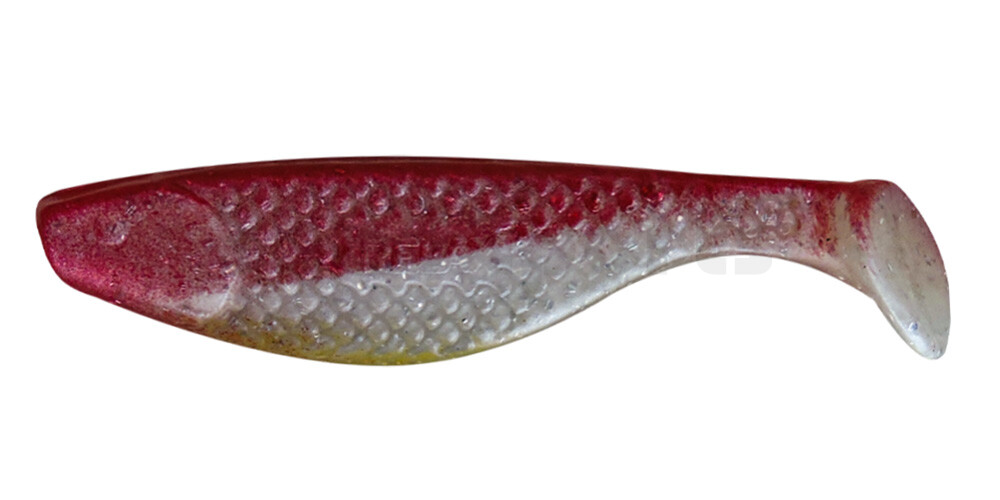 000108033 Aqua 3" (ca. 8,0 cm) perlweiss-Glitter / rot