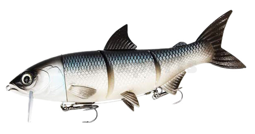 HYRO35WF RenkyOne - Hybrid Fishing Lure 12" (ca. 35cm) slow sinking im Hartschalenblister White Fish