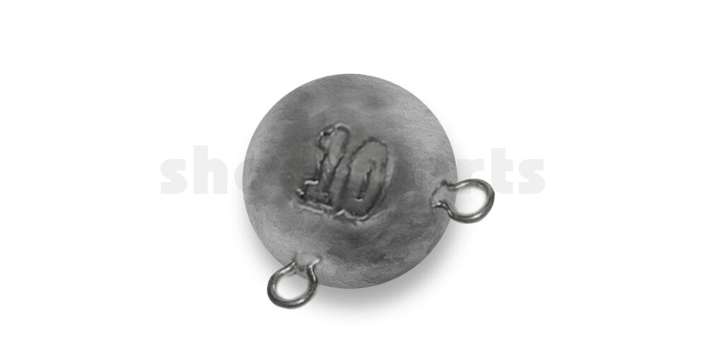 JW20 Jigweights, 2 Ösen im 90 Grad Winkel Gewicht: 20g