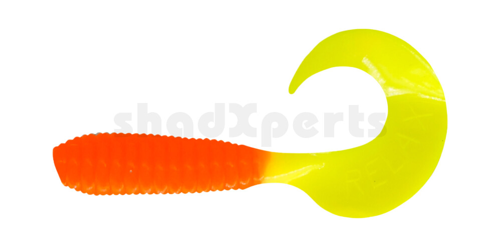 000604403 Twister 2" regulär (ca. 4,5 cm) orange / fluogelb