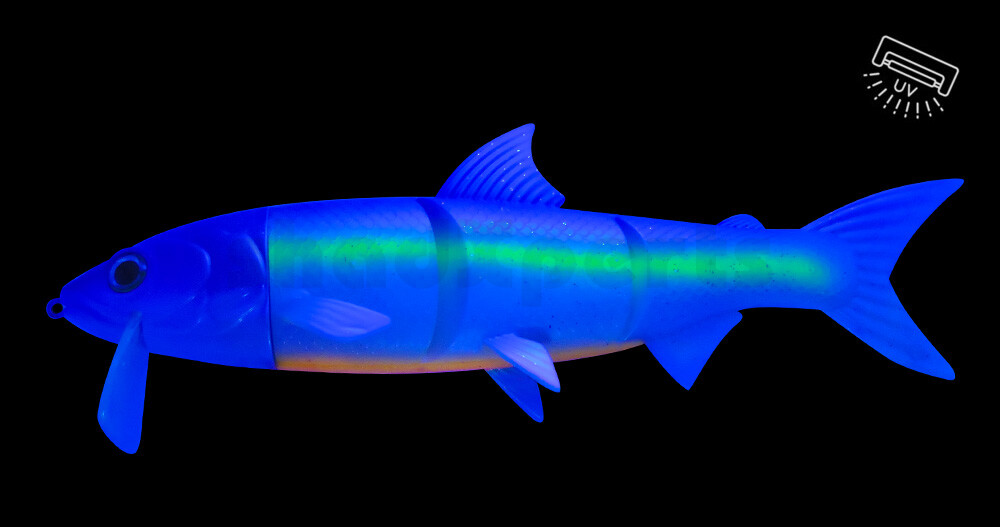 HYRO18FB RenkyOne - Hybrid Fishing Lure 7" (ca. 18 cm) slow sinking Funky Blue
