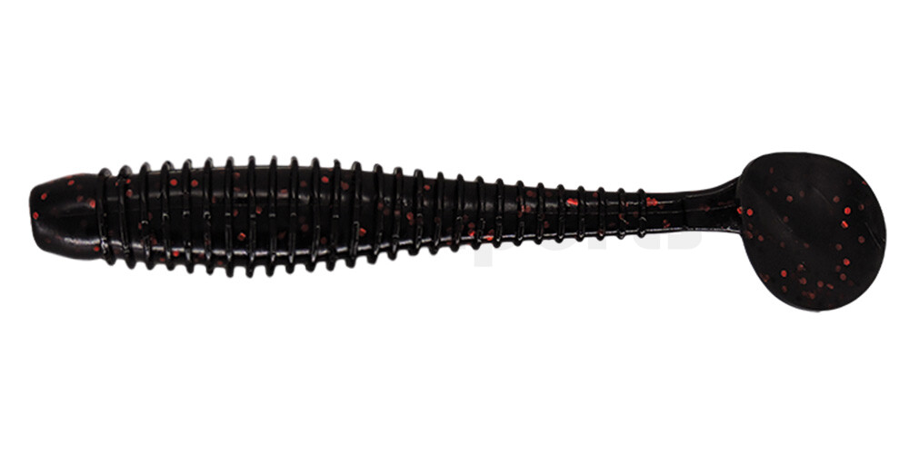 004013204 Texas 5" (ca. 13 cm) schwarz-rot-Glitter