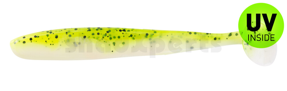 003408B045 Bass Shad 3“ (ca. 7,5 cm) reinweiss / Baby Bass