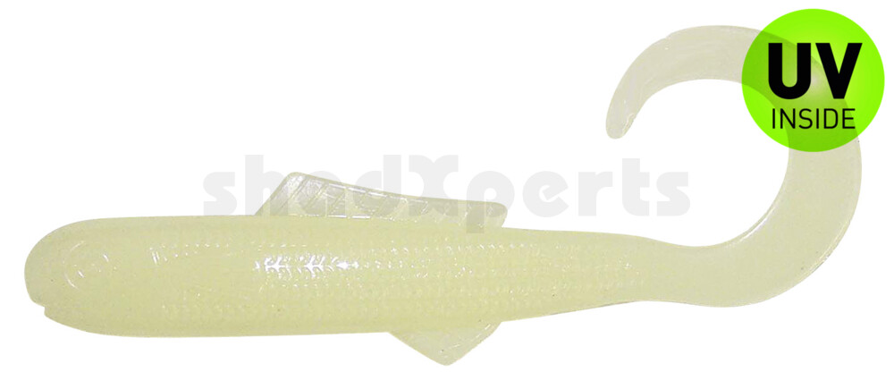 000909CT002 Banjo Curl Tail 3" (ca. 8 cm) Glow