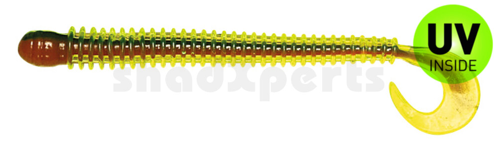 002511009 Drop Shot Ringer Worm 4" (ca. 10,5 cm) Firetiger