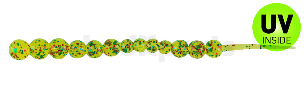 003807018 Salmon Eggs 3" (ca. 7 cm) grün(chartreuse) glitter