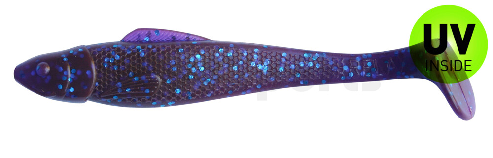001713175 Ohio 5" (ca. 13 cm) crawfish-violett-electric blue-Glitter
