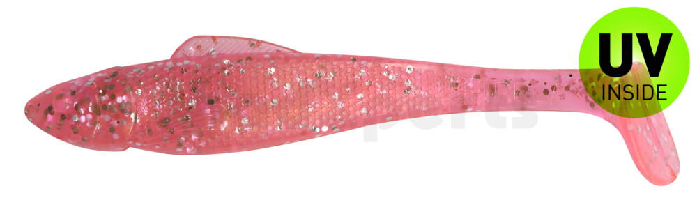 001711330 Ohio 4" (ca. 11,0 cm) hot pink-Glitter Perleffekt