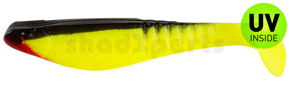000812056 Shark 4" (ca. 11,0 cm) fluogelb / schwarz