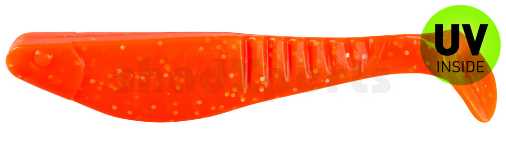000812073 Shark 4" (ca. 11,0 cm) orange-Glitter