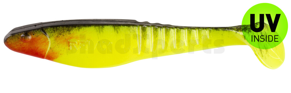 000812082 Shark 4" (ca. 11,0 cm) perlgrün / schwarz