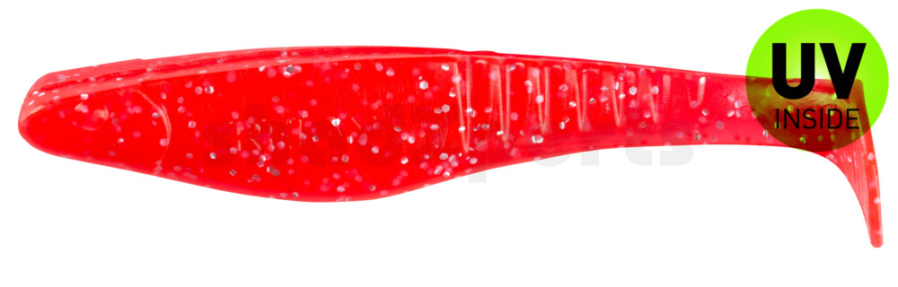000812138 Shark 4" (ca. 11,0 cm) feuerrot-Glitter