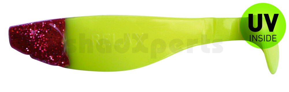 000212055RH Kopyto-River 4" (ca. 11,0 cm) fluogelb / red head