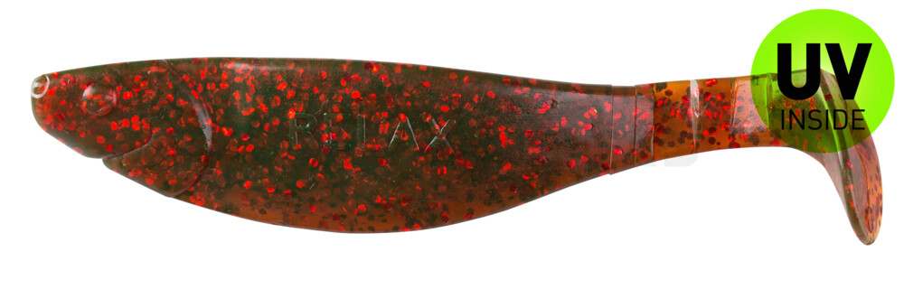 000212298 Kopyto-River 4" (ca. 11,0 cm) motoroil-rot-Glitter