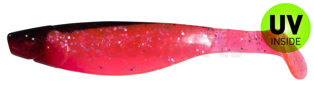 000214156 Kopyto-River 5" (ca. 13,0 cm) hot pink-Glitter / schwarz