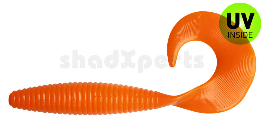 000617026 Magnum Twister 6" (ca. 16,0 cm) orange glitter
