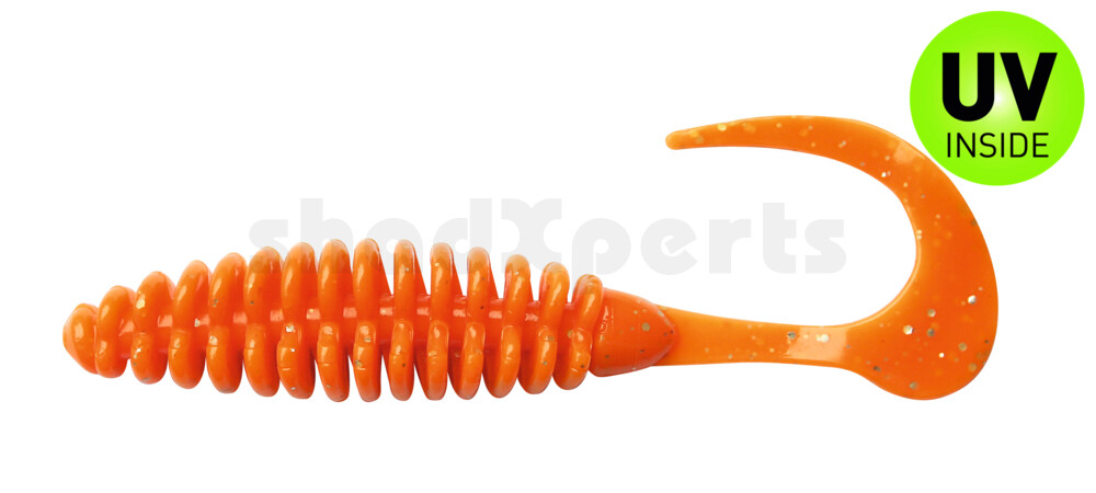 000610026 Turbotwister 3" (ca. 7,0 cm) orange glitter
