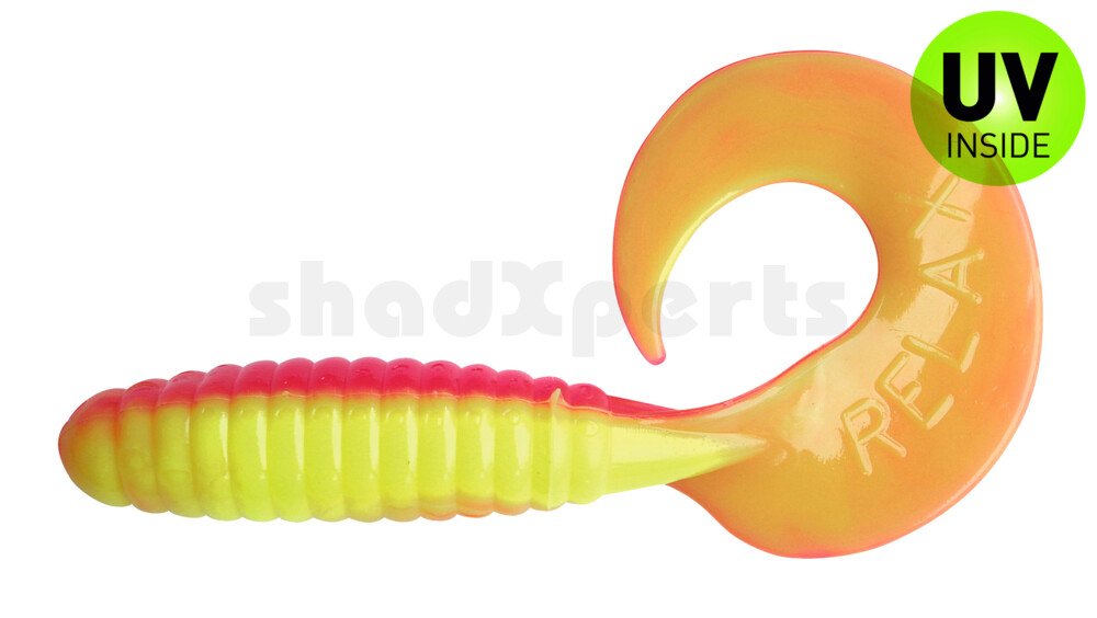 000508B903 Twister 4" laminiert (ca. 8,0 cm) fluogelb  / hot pink