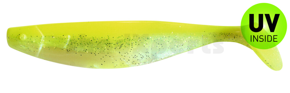 000416302 Xtra-Soft 6" (ca. 16,0 cm) blauperl-blauperl-Glitter-fluogelb