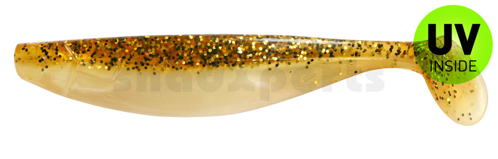 000416B023 Xtra-Soft 6" (ca. 16,0 cm) goldperl/motoroil glitter