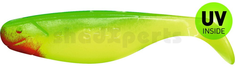 000411058 Xtra-Soft 4" (ca. 11,5 cm) fluogelb / grün