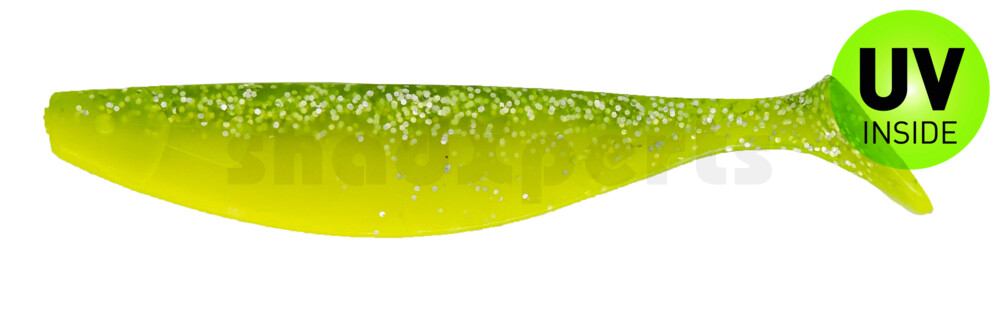 000416469 Xtra-Soft 6" (ca. 16,0 cm) fluogelb-fluogrün-Glitter