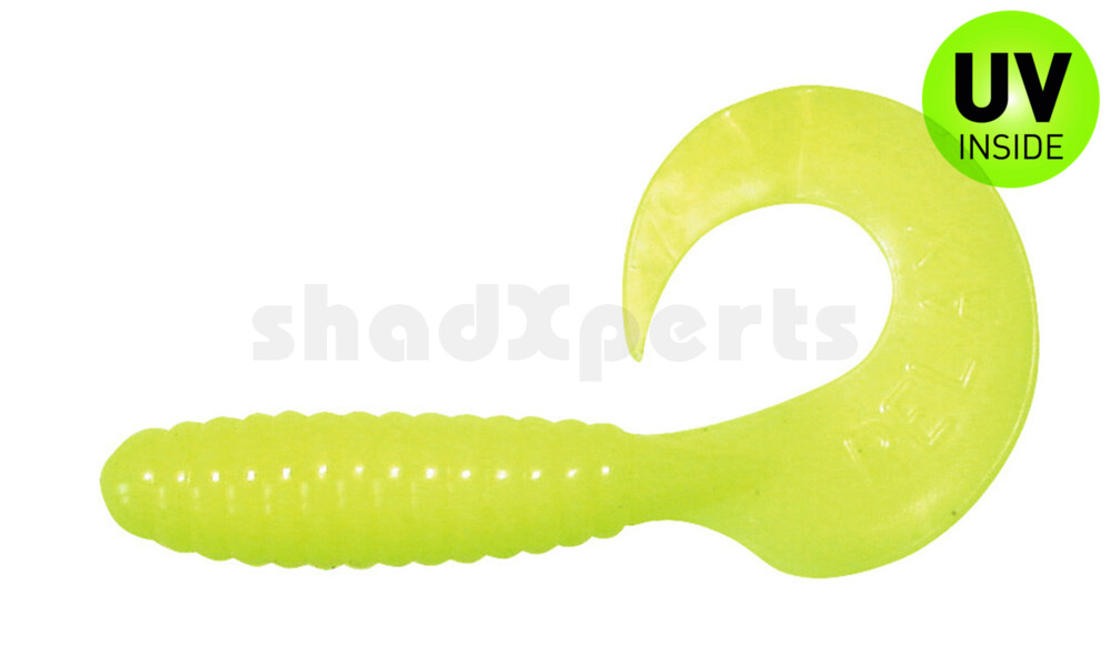 000608011 Twister 4" regulär (ca. 8,0 cm) fluogelb