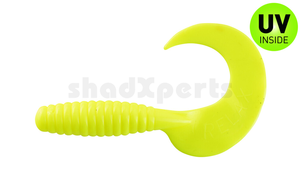 000613011 Xtra Fat Grub 5,5" regulär (ca. 13,0 cm) fluogelb