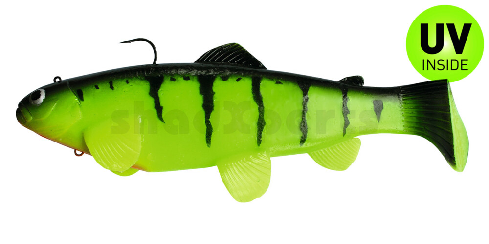 SBT10CH Castaic-Swim-Bait-Trout - 4" (10cm) sinking im Hartschalenblister Chartreuse