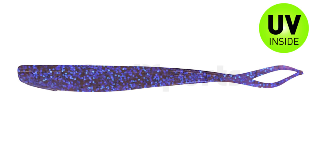 005113175 Oklahoma 5" (ca. 13 cm) crawfish-violett-electric blue-Glitter